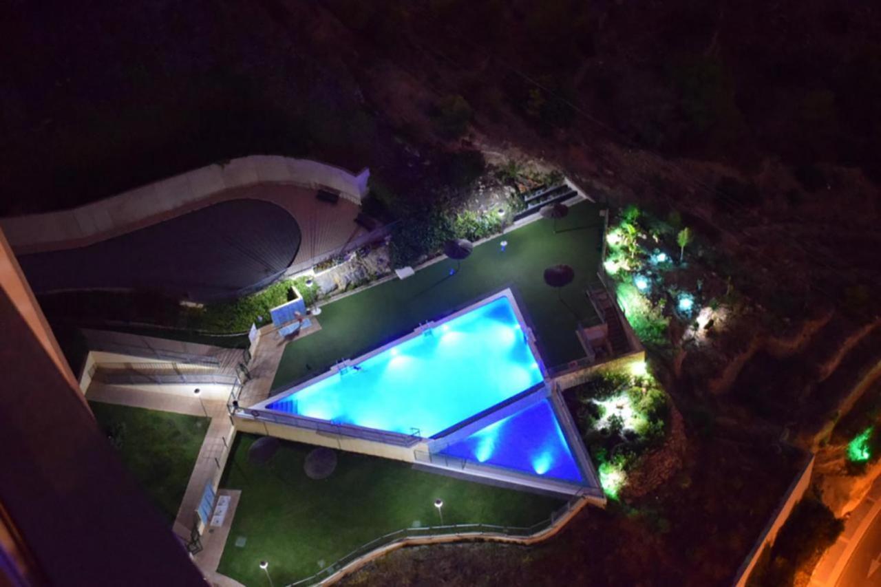 בנידורם Beautiful Apartment Near Beach With Panoramic Sea-View מראה חיצוני תמונה