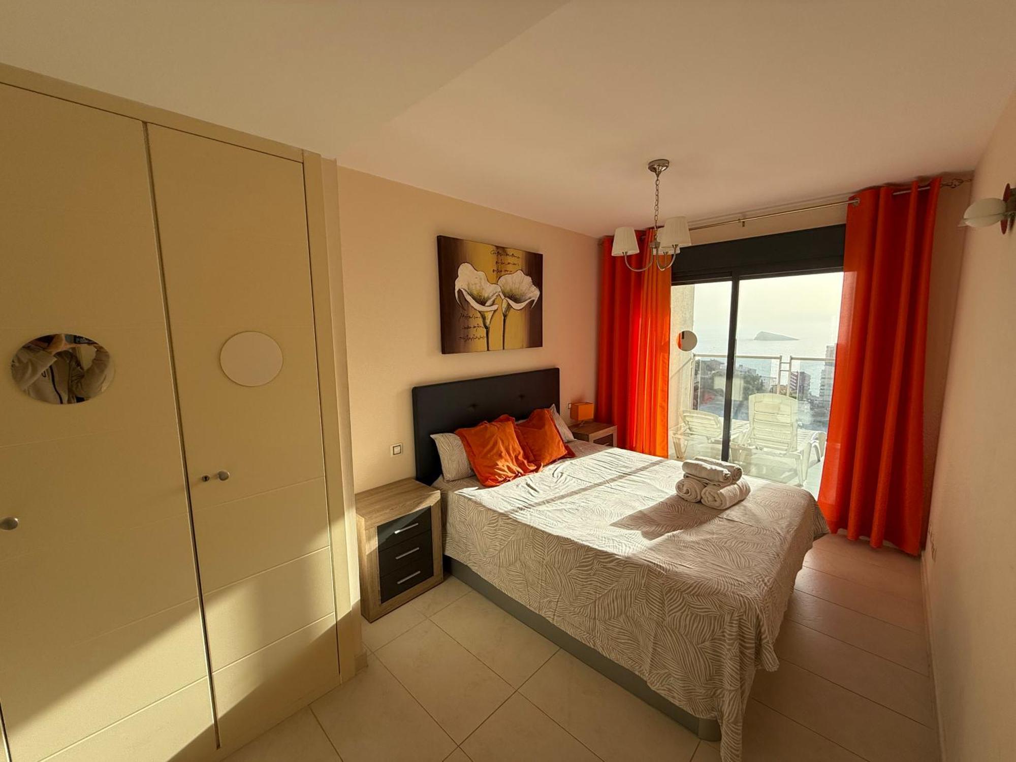 בנידורם Beautiful Apartment Near Beach With Panoramic Sea-View מראה חיצוני תמונה
