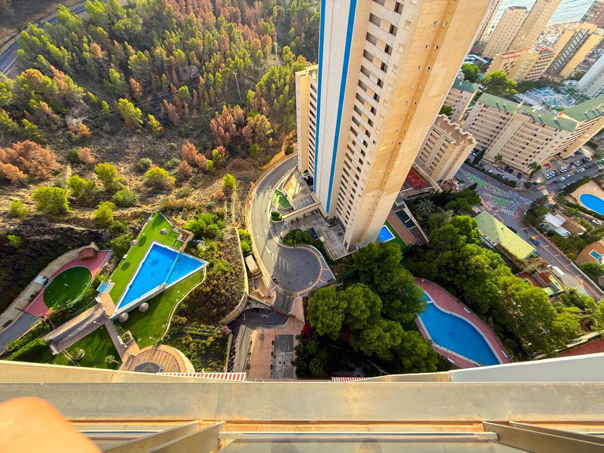 בנידורם Beautiful Apartment Near Beach With Panoramic Sea-View מראה חיצוני תמונה
